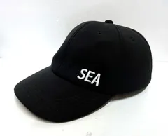 ウィンダンシー WIND&SEA 新品 ロゴ キャップ 帽子 CAP ブラック ZOZO限定】SEA LOGO CAP（キャップ）｜WIND AND SEA（ウィン