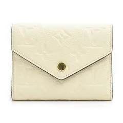 ルイヴィトン 財布 レディース モノグラムアンプラント ポルトフォイユ ヴィクトリーヌ 三つ折り クレーム Louis Vuitton M82344 未使用展示品
