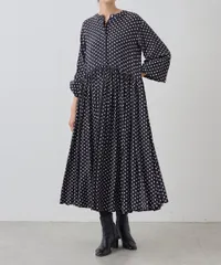【新品未使用】ビアズリー ドットリップルワンピース(1）フレンチ袖 2025年最新】ビアズリー ドットワンピースの人気アイテム - メルカリ