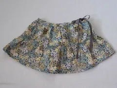 ボンポワン ボンポアン bonpoint アウトレット 子供服 女の子 6歳 約 110cm スカート 緑 リバティ 小花柄 ボタニカル 春 夏 ★3 ボトムス ガールズ 女児 キッズ 【中古】 ユーズド リサイクル こども