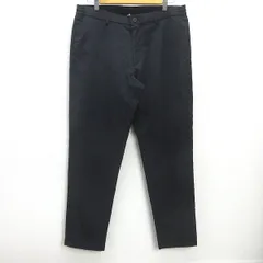 G■ユニクロ/UNIQLO×Theory 感動イージーパンツ/321-435222【L】黒/men's/62【中古】■