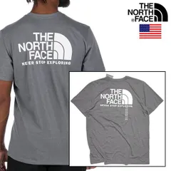 【セール】The North Face THROWBACK LOGO TEE ノースフェイス USAモデル メンズ　バックロゴ Tシャツ 【9490145099-grey】