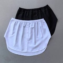 付け裾 レイヤード つけ裾 フェイクレイヤード 重ね着風 シャツ レディース 着け裾 ホワイト