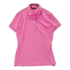サイズ：L J.LINDEBERG ジェイリンドバーグ  半袖ポロシャツ  ピンク系 [240101338563]# ゴルフウェア レディース ストスト