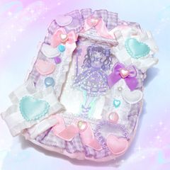 トレカケースデコ໒꒱· ﾟ B8 トランプナース ゆめかわ♡アシンメトリーはーと〔No.53〕魔法少女オーロラステッカー2枚付き♡