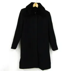 メイソングレイ ステンカラーコート アウター ロングコート カシミヤ混 レディース 2サイズ ダークグレー MAYSON GREY 【中古】