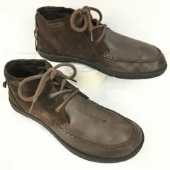 BORRT　履き口スエード/チャッカブーツ　ショートブーツ　サイズ40.5/25.5程度　ダークブラウン　焦げ茶　/men's 管No.ZA-403<sale>