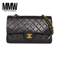 【デジタル鑑定書付き】CHANELマトラッセショルダーバッグ ダブルフラップ ラムスキン