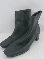 ◇ BEAUTY & YOUTH ビューティアンドユース UNITED ARROWS ショート ブーツ サイズ36 1/2 ブラック レディース P  【1209130007470】