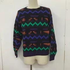 USED 古着 トレーナー 長袖 長袖ニットカットソー クルーネック セーター