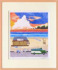 羽中田美季 港町の風景 油彩画 額装品 スロベニア - メルカリ