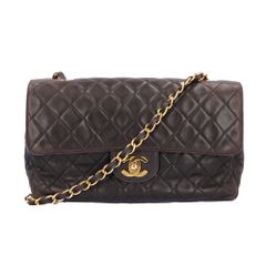 シャネル マトラッセ ショルダーバッグ ラムスキン ブラック レディース  CHANEL  中古 シャネル