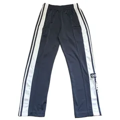 古着 adidas アディダス トラックパンツ トレフォイルロゴ 3ライン グレー系 2XS 256-107