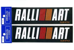 ２枚セット　RALLIART(ラリーアート)ステッカー　Mサイズ【R899】