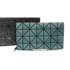イッセイミヤケ バオバオ BAOBAO 長財布 ロングウォレット long wallet コーティング樹脂 プラスチック 緑 みどり グリーン green 濃緑 深緑 ダークグリーン ISSEY MIYAKE