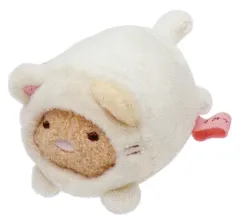 【中古】ぬいぐるみ とんかつ てのりぬいぐるみ ぽかぽかねこびより しろくまチーム 「すみっコぐらし」