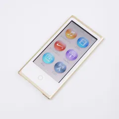 Apple アップル iPod nano 16GB USED美品 第7世代 ゴールド MKMX2J
