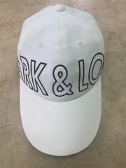 【完売品】マーク&ロナ　ベージュ サイズ38 MARK AND LONA MARK&LONA 【新品】マークアンドロナ サンバイザー ベージュ 立体ロゴ