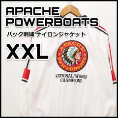 アパッチパワーボート ブルゾン ナイロンジャケット 刺繍 XXL 古着 古着