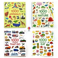 正規輸入新品　Usborne 1000 things 英語図鑑4冊セット