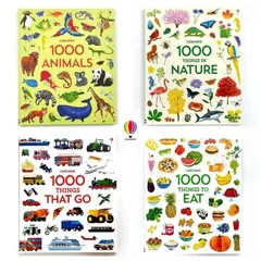 正規輸入新品　Usborne 1000 things 英語図鑑4冊セットのサムネイル