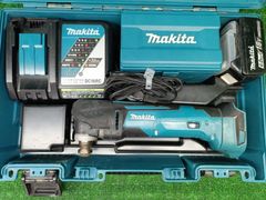 ◎マキタ 充電式マルチツール TM51DRG マキタ純正バッテリ(6.0Ah)1個 充電器、ケース付 充電106回 モータ異音無し 動作確認済みのサムネイル