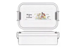 スケ 【ディズニーキャラクター】アルミふわっとランチボックス600ml【MikeyとFriends】【ピクニック】【ミッキー】【ミニー】【ドナルド】【ディズニー】【映画】【お弁当箱】【ランチボックス】【弁当箱】【遠足】【グッズ】【ピクニック】【キッズ】