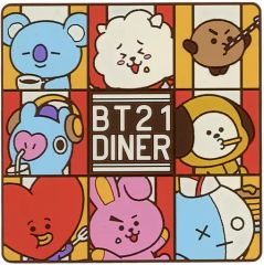 [중고] 머그컵·탕만 집합 B(휴식 스타일) Diner 코스터 [이치반 쿠지 BT21 Diner] L상
