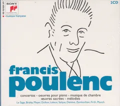[2CD/Sony]フランシス・プーランク(1899-1963):2台のピアノのための協奏曲&ピアノ協奏曲他/フランク・ブラレイ(p)&エリック・ル・サージュ(p)&ステファヌ・ドゥネーヴ&リエージュ・フィルハーモニー管弦楽団他