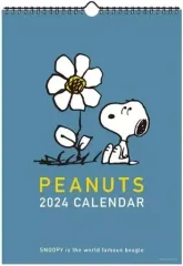 【中古】カレンダー PEANUTS(SNOOPY) フック付 2024年ウォールカレンダー