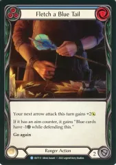 【中古】Flesh and Blood OUT111[R]：(Rainbow Foil)Fletch a Blue Tail