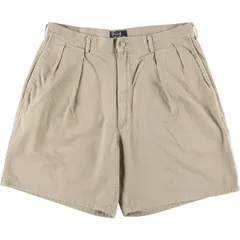 古着 90年代 ラルフローレン Ralph Lauren POLO by Ralph Lauren ツータック チノショーツ ショートパンツ USA製 メンズw33相当/eaa560547