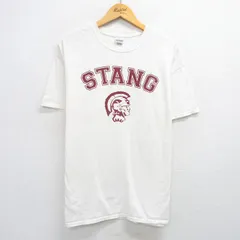 XL/古着 半袖 ビンテージ Tシャツ メンズ 00s STANG 大きいサイズ コットン クルーネック 白 ホワイト 25jun07 中古