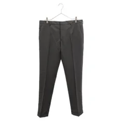 PRADA (プラダ) 14AW ボタンフライ スラックス パンツ グレー UPA762 S142 D39のサムネイル