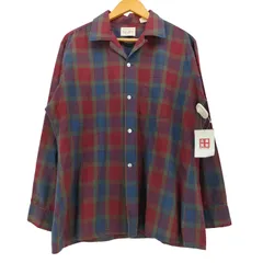 【60sヴィンテージ】アロー　ARROW　開襟シャツ　　XL　赤 60s 「Arrow」open collar shirt｜1960年代「アロー」開襟シャツ