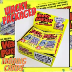 2005年製 Topps【送料無料！ Wacky Packages All-New Series 2 Stickers Pack （ワッキーパッケージ シリーズ2 ステッカーパック）】VINTAGE ステッカー単品 （1個=6Sticker）