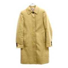 THOM BROWNE (トムブラウン) トリコロール ステンカラーコート ベージュ レディース A1163I30140のサムネイル