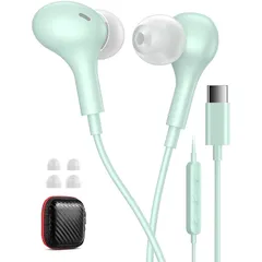 【新品】 タイプc イヤホン 有線 マイク付き 磁気収納 カナル型 対応iPhone 15 16/Google Pixel 8a 7a Pro/Samsung S23 S24 Ultra z flip 5/iPad Pro mini6 10世代 USB T 0