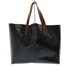 MARNI トートバッグ　炭×黒　タグ&袋付き　ほぼ未使用　値下げ応相談 MARNI トートバッグ 緑×黒 タグ&袋付き ほぼ未使用 値下げ応相談