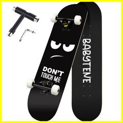 コンプリート 初心者 ABEC-11 プロフェッショナル 95Aホイール 大人 高精度 8 子供 ティアデッキ スケボー 漫画 スケボー 滑板 スケート - skateboard スケボー 31インチ と プロスケートボード Tツール付き