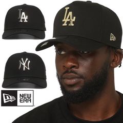 海外限定 ニューエラ 9FORTY K-Frame Snapback メタリック ロゴ メジャーリーグ LA 大谷翔平 ドジャース ヤンキース