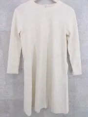 ◇ Adam et Rope アダム エ ロペ 長袖 膝下丈 ワンピース F ライトベージュ * 1002799056625