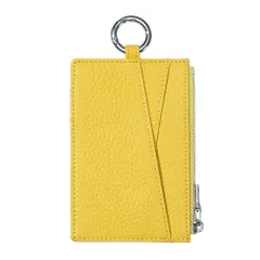 ☆ イエロー ☆ フラグメントケース 小銭入れ ycl3412 フラグメントケース レディース レディース 小銭入れ 牛革 薄い 薄型 うすい ミニ財布 カードケース ミニ財布 パスケース 小さい コンパクト 財布 スリム シンプル コンパクト かわいい