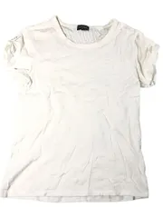 マーガレットハウエル MARGARET HOWELL  Tシャツ 2号Mサイズ  白  やや美品 中古 送料185円 Z5