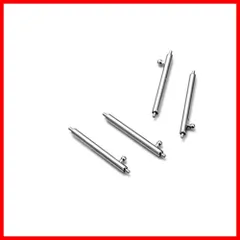 【特売】[Nywing] 四本 スライド式バネ棒 14m m16mm 18mm 19mm 20mm 21mm 22mm24mm時計ベルトバネ棒加工時計 ベルト交換用部品 クイックリリーススプリングバー/プッシュボタン付 ワンタッチで装着簡単