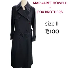 美品】マーガレットハウエル FOX brothers ダッフルコート オリーブ