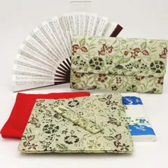 鶴岡間道[龍村美術織物]守田公夫織 出帛紗と古帛紗セット 茶道具