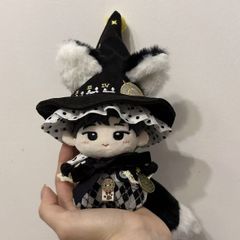 極夜北半球魔法協会 10cm黒魔術師 綿人形着せ替え服