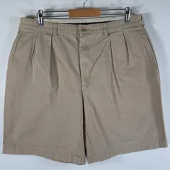 古着 90's/90年代 ポロ・ラルフローレン POLO RALPH LAUREN ショートパンツ ポロチノ チノショーツ 大きいサイズ w38  ベージュ系 メンズ