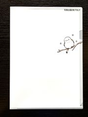 クリアファイル　A4　（シマエナガ）
